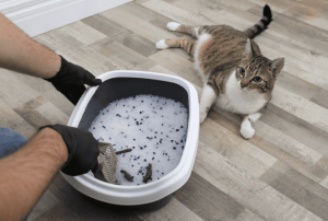 прибирати котячий лоток