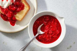малина з цукром