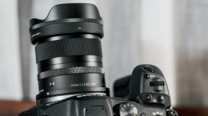 Sigma 15mm f1.4 DC Contemporary на камері Canon
