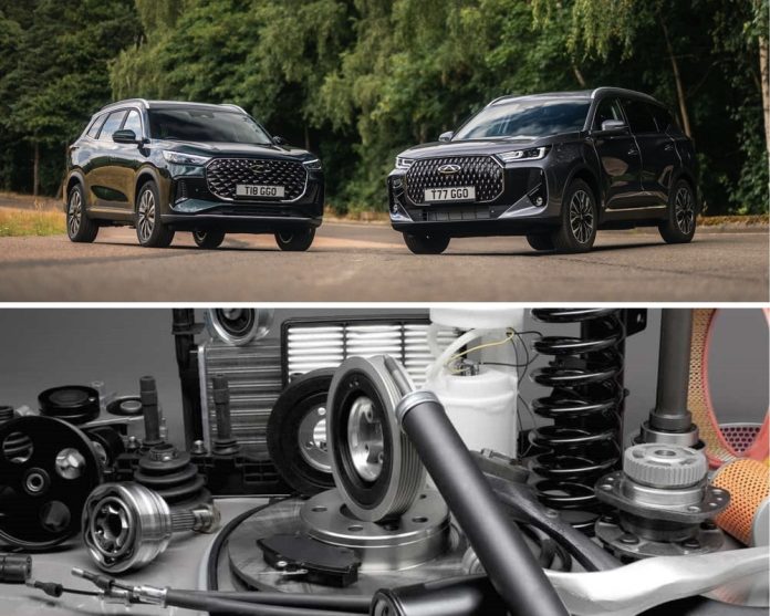 автозапчастини під автопарк китайських авто
