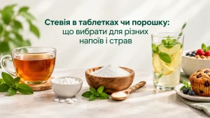 варіанти заміни цукру