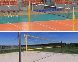 волейбольн поле сітка і розміри